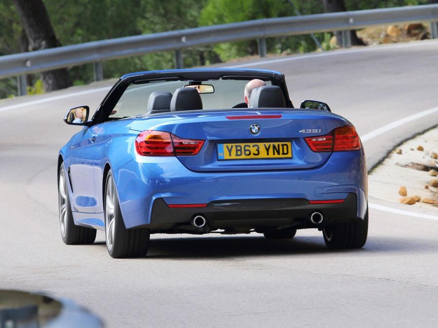  BMW 435i Convertible M Sport Package 2014 года  (UK) (фото 3 из 12)